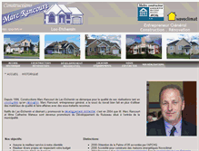 Tablet Screenshot of constructionsmarcrancourt.com